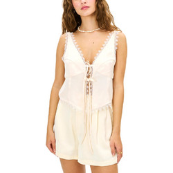 IOANE SATIN LACE DETAIILED LINGERIE TOP WOMEN PROJECT SOMA