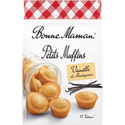 Κέικ Μίνι Μάφιν με Βανίλια Μαδαγασκάρης Bonne Maman Petits Muffins Madagascar Vanilla