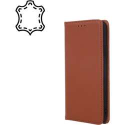 Senso Genuine Leather Stand Book Θήκη Brown (Xiaomi Redmi 15C 5G) (173.16 x 81.07 x 8.2)