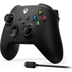 Microsoft Xbox Series Wireless Controller PC Xbox X & Xbox One Black & USB-C Cable