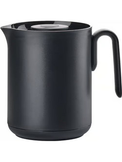 Zone Denmark Κανάτα-Θερμός Πλαστική/Γυάλινη Φ13,2x17 0,6 Lt - Singles Black