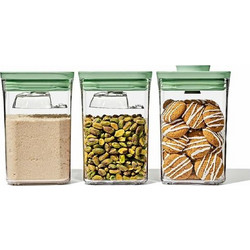 Oxo Good Grips Pop 3 Τεμαχίων Σετ With Scoops Δοχείο Τροφίμων