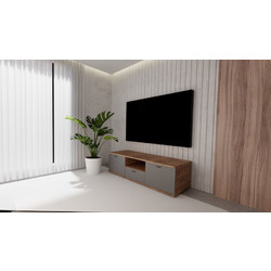 TV ECO-803 120cm καρυδί-γκρι