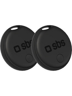 SBS Track My Anti-Lost Trackers Apple Find My Black 2 Pack