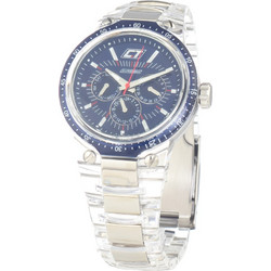Chronotech Ανδρικό Ρολόι με Ασημί Λουράκι CC7045M-01