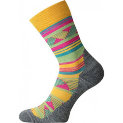 Lasting WLI 628 Merino Wool Γυναικείες Κάλτσες Κίτρινες WLI 628 YELLOW