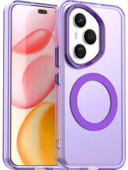 Θήκη Honor 400 Pro Techsuit CandyCase Σκληρή Ημιδιάφανη με MagSafe - Purple (5949419310728)
