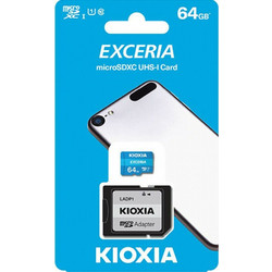 Kioxia microSDXC M203 64GB Class 10 U1 UHS-I + Adapter