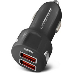 Esperanza Φορτιστής Αυτοκινήτου με Θύρες 2xUSB-A