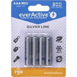 everActive Silver Line AAA 800mAh 4τμχ