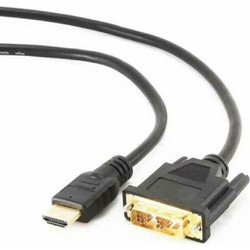 Cablexpert Καλώδιο HDMI Male to DVI-D Male 1.8m Black
