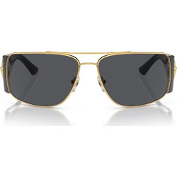 Versace VE2163 1002/87 Γυναικεία Γυαλιά Ηλίου Μάσκα Κοκάλινα Χρυσά με Γκρι Polarized Φακό