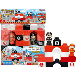 Τουβλάκια 28τμχ Πυροσβεστικό 24x7x28εκ. Toy Markt 75-433 - Toy Markt - 75-433