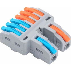 POWERTECH κλέμα σύνδεσης καλωδίων TOOL-0108, 6pin προς 2pin, 5τμχ TOOL-0108