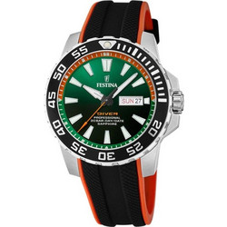 Festina Ανδρικό Ρολόι με Μπλε Καουτσούκ Λουράκι F20662/1