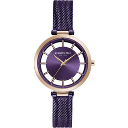 Kenneth Cole New York Γυναικείο Ρολόι με Μωβ Μεταλλικό Μπρασελέ KC50796001
