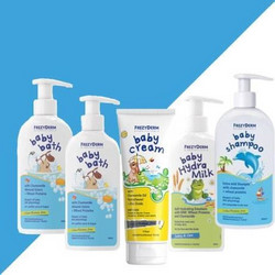 Frezyderm FREZYBOX 8: 2x Baby Bath - Απαλό Αφρόλουτρο, (2x300ml) & Baby Cream Προστατευτική Κρέμα Αλλαγής Πάνας, 175ml & Baby Shampoo, 300ml & Baby Hydra Milk - Ενυδατικό Γαλάκτωμα, 300ml