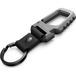 Tech-Protect Slidelock Keychain - Black and Gray
