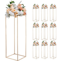 VEVOR Χρυσά Σταντ Λουλουδιών 80cm (10 τεμ) για Γάμους & Εκδηλώσεις HLHJLFT10J80SU4X0001V0