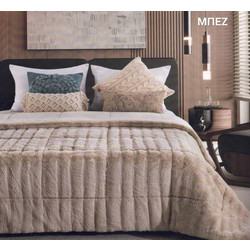Κουβερτοπάπλωμα Rabbit Υπέρδιπλο 220X240 Beige - 2238-2