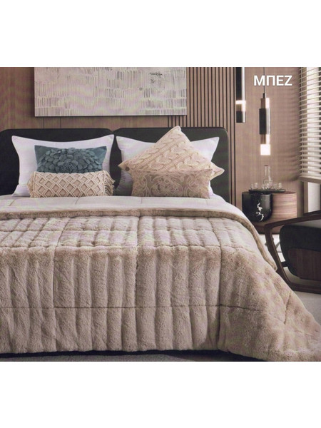 Κουβερτοπάπλωμα Rabbit Υπέρδιπλο 220X240 Beige - 2238-2