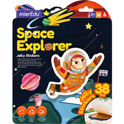 mierEdu - Jelly Stickers - Movable - Space Explorer (ME265) - Toys