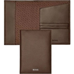 BOSS Θήκη Διαβατηρίου από δέρμα Brown HLP403Y