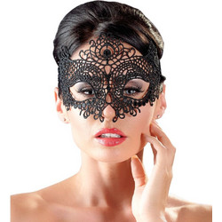 Cottelli Collection Gothic - Δαντελωτή Μάσκα Ματιών με Gothic Σχέδιο