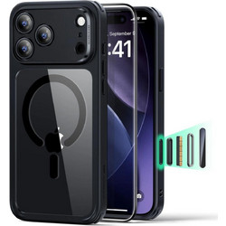 ESR Classic Hybrid MagSafe Set Back Cover Clear Black (iPhone 17 Pro)
