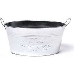 ΠΑΓΟΔΟΧΕΊΟ ΟΒΑΛ ZINC 39x30x18.7cm - 14lt 7534 - COMAS 1τμχ
