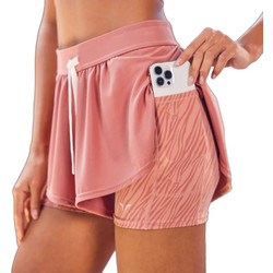 CORE 2-IN-1 WILD SHORTS - LIGHT MAHOGANY