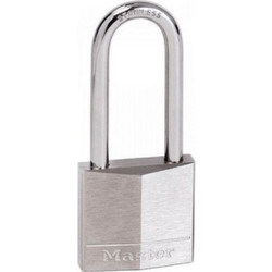 Master Lock Λουκέτο Επινικελωμένο 40 mm με Μακρύ Λαιμό Inox - 640EURDLH