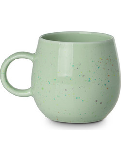 Κούπα Speckle Pop New Bone 480Ml Πράσινη Estia