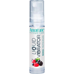 Amoreane Berries Liquid Vibrator Λιπαντικό Gel Νερού Κόλπου Πρωκτού & Μασάζ 10ml