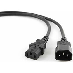 Cablexpert IEC C13 - IEC C13 / IEC C14 Cable 1.8m Μαύρο PC-189-VDE PC-189-VDE