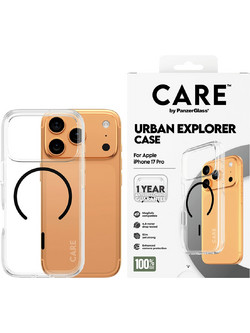 Διάφανη Θήκη CARE by Panzerglass Urban Explorer με Black MagSafe για iPhone 17 Pro