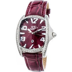 Chronotech Γυναικείο Ρολόι με Καφέ Δερμάτινο Λουράκι CT7988LS-64