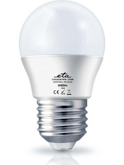 ETA EKO LED μίνι σφαίρα 7W, E27, ζεστό λευκό