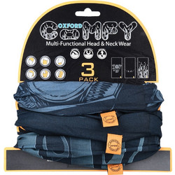 ΜΠΑΝΤΑΝΑ Oxford Comfy 3-Pack BLACK GREY GRAPHICS