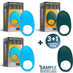 Pack Ringo Silicone Vibrating Ring with App
