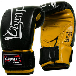 Olympus Bag Gloves Leather Full Thump Black/Yellow