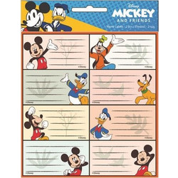 GIM ΕΤΙΚΕΤΕΣ ΣΧΟΛΙΚΕΣ 2τμχ MICKEY