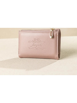 Πορτοφόλι με Φερμουάρ Pink 12.5x2.5x8.5 Pink
