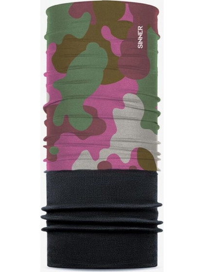 SINNER Men Fleece Bandana - CAMO PINK - SIWE-659-70-00
