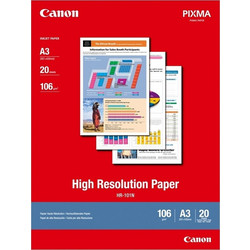 High Resolution Paper CANON A3 106g/m 20 Φύλλα (1033A006AB) (CAN-HR-101-A3)