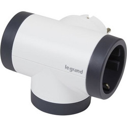 Legrand SurgeArrest 3 Outlets Black/Grey Rotating