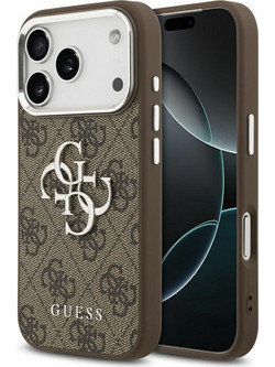 Guess Big 4G Classic Logo Θήκη Brown (iPhone 18 Pro / 17 Pro)