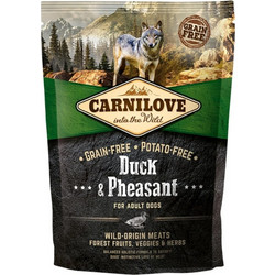 Carnilove into the Wild Adult Grain & Poteto Free with Duck & Pheasant 1.5kg