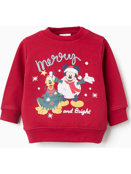 ZIPPY ΧΡΙΣΤΟΥΓΕΝΝΙΑΤΙΚΗ ΦΟΥΤΕΡ ΜΠΛΟΥΖΑ MICKEY 6Μ-36Μ