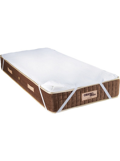 193 Α Επίστρωμα Cotton 100% με 4 λάστιχα Αδιάβροχο - 90 x 190 εκ